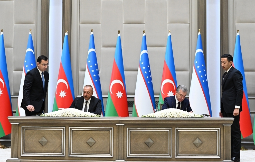 Azerbaijan, Uzbekistan signed documents
