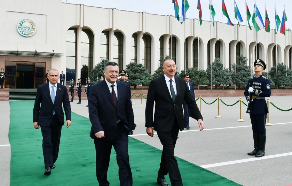 Le président azerbaïdjanais est reparti de Tachkent pour la ville d’Ourguentch