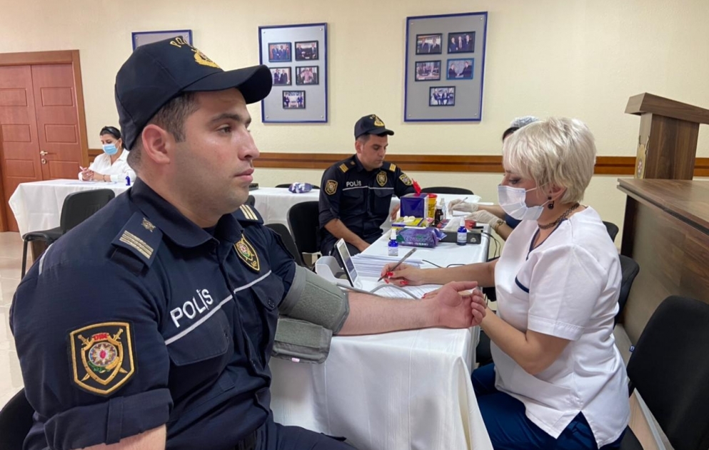 270 polis əməkdaşı qanvermə aksiyasında iştirak edib