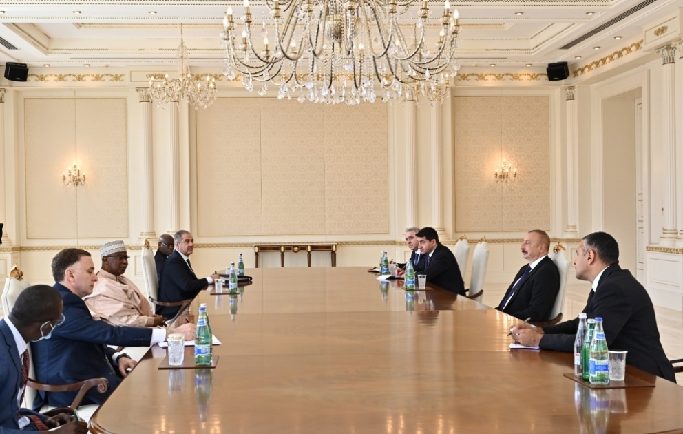 Prezident İlham Əliyev İslam Əməkdaşlıq Təşkilatının Baş katibini qəbul edib