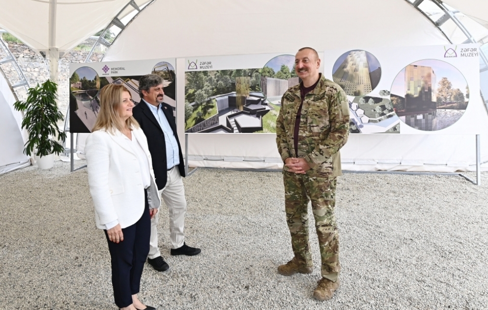 Master Plan of Kalbajar was submitted, foundation stone for Occupation and Victory Museums Complex was laid
