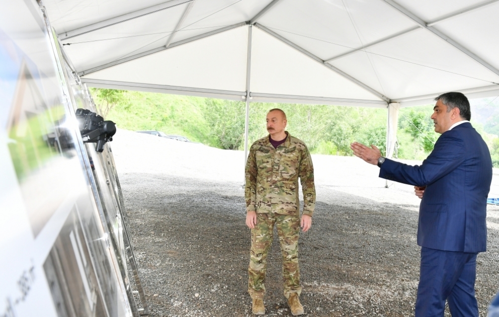 President Ilham Aliyev attended groundbreaking ceremony for Istisu sanatorium in Kalbajar