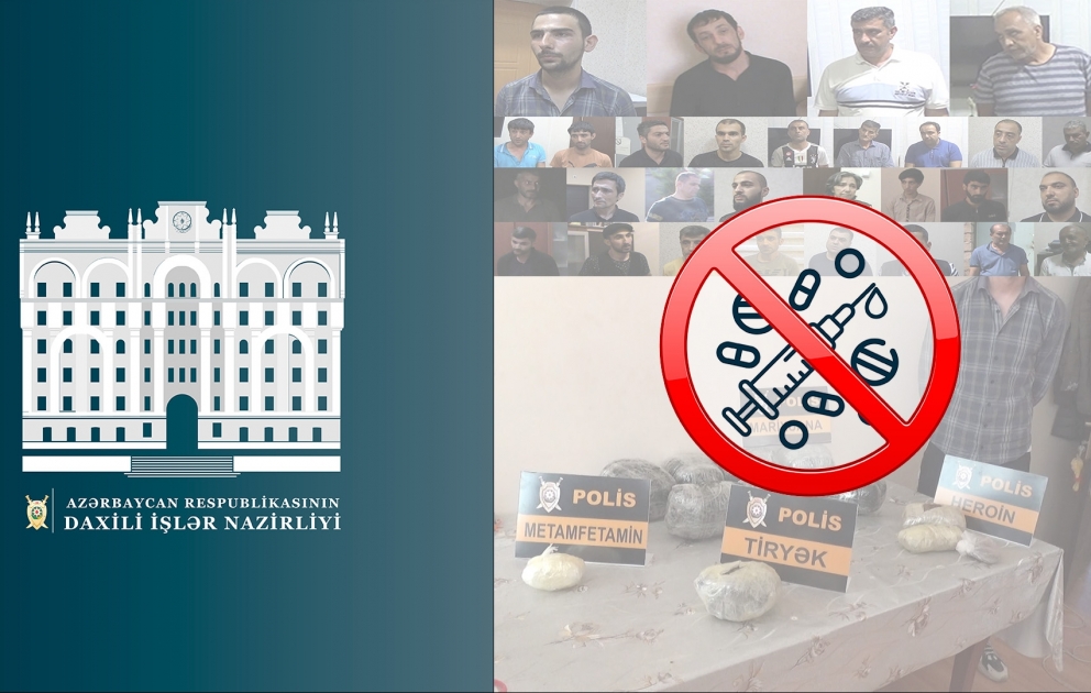 Polis əməkdaşları tərəfindən son 25 gündə 32 narkotacir tutulub