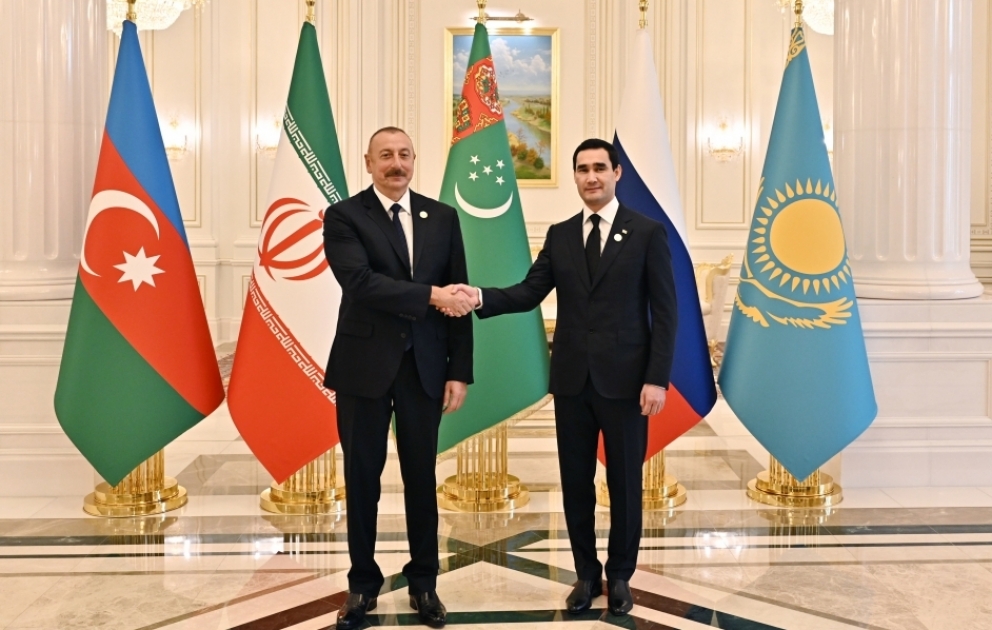 President Ilham Aliyev met with President of Turkmenistan Serdar Berdimuhamedov in Ashgabat