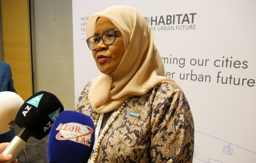 UN-HABITAT-ın icraçı direktoru Azərbaycana dəstəyə görə təşəkkür edib