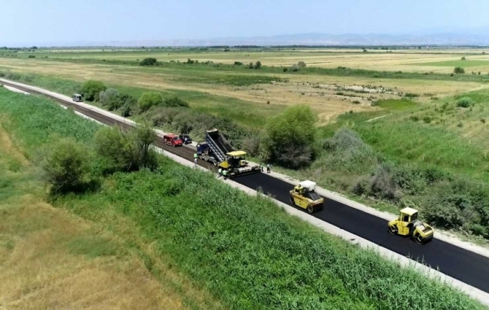 Kürdəmirdə 13 kilometrlik avtomobil yolu yenidən qurulur
