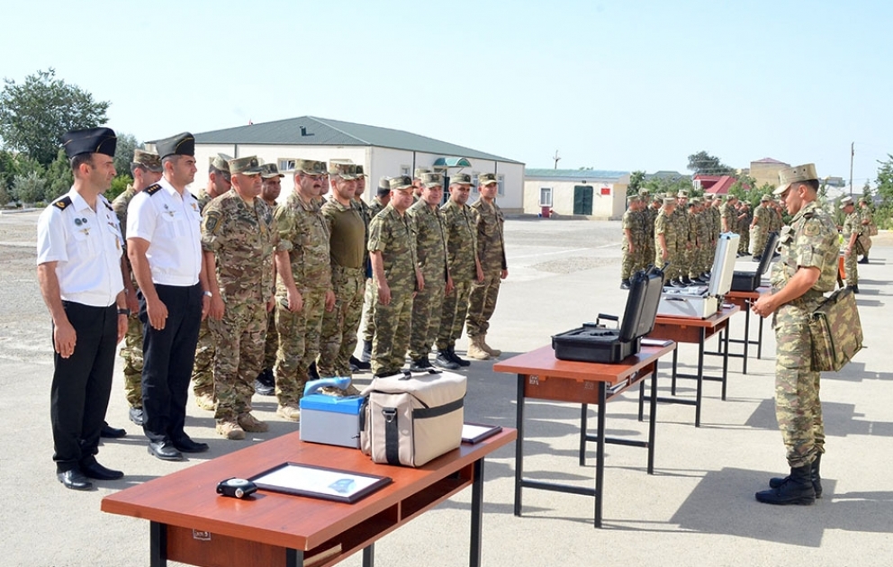 Training-methodological sessions were held in the Radiological, Chemical and Biological Defense Units