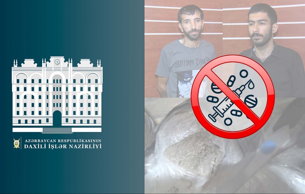 Abşeron rayonunda narkotik vasitələrin qanunsuz dövriyyəsini təşkil edən narkokuryerlər saxlanılıblar