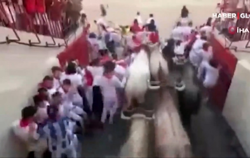 İspaniyada buğa qaçışı zamanı beş nəfər yaralandı