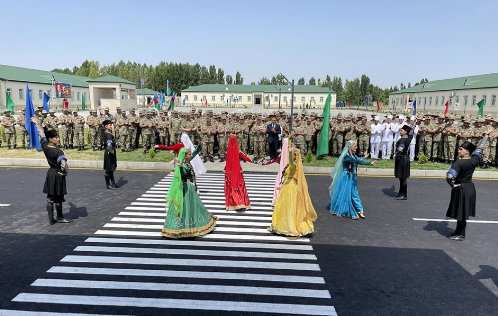 Состоялось открытие новой воинской части на территории Ходжавендского района