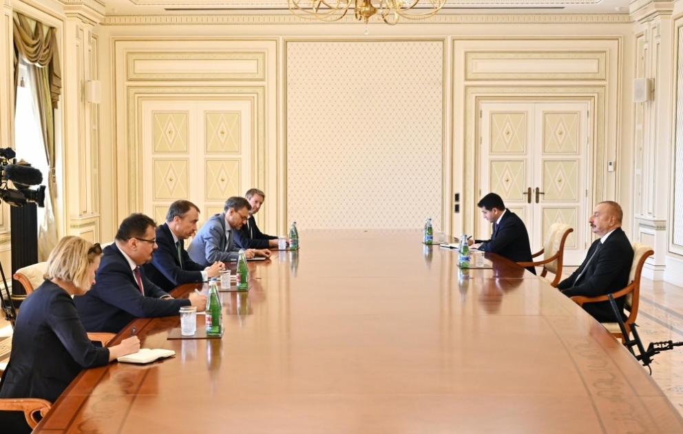 Le président azerbaïdjanais reçoit le représentant spécial de l’Union européenne pour le Caucase du Sud