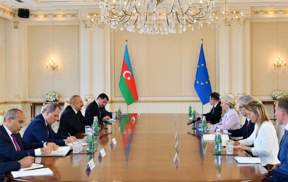 President Ilham Aliyev, President of European Commission held expanded meeting