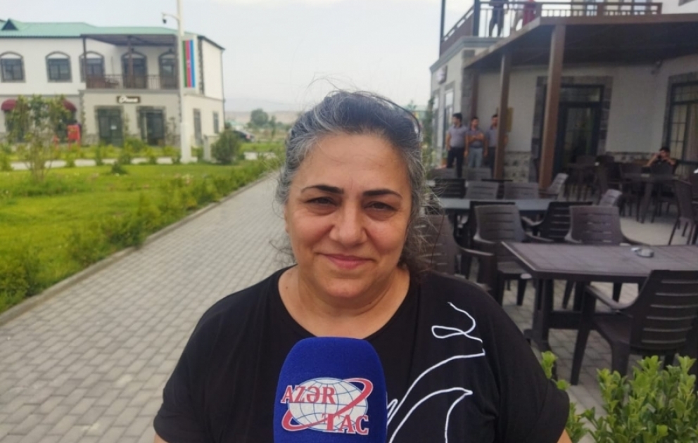 Мина Мирзоева: Не могу поверить, что наше село восстановлено в столь кратчайшие сроки
