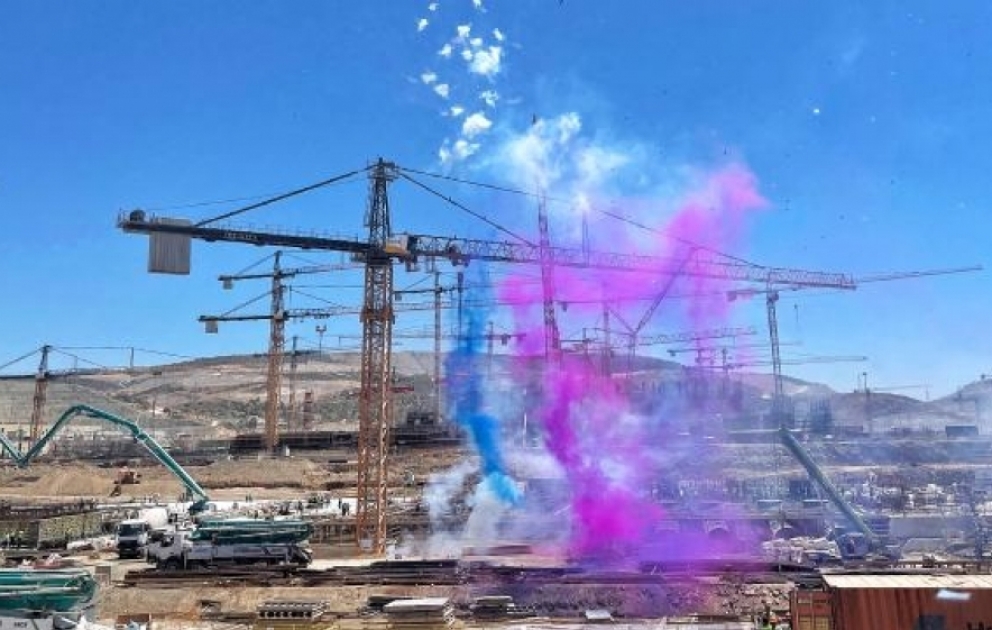 Türkiyənin “Akkuyu” Atom Elektrik Stansiyasında dördüncü reaktorun təməli qoyulub