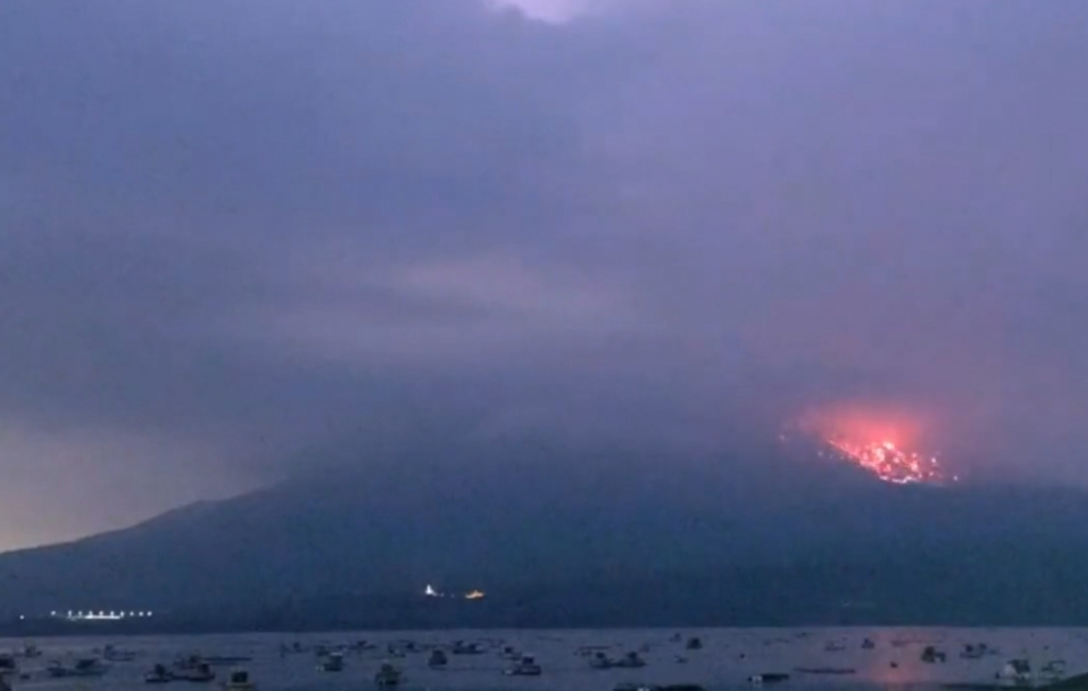 Yaponiyalı meteoroloqlar Sakuracima vulkanı ilə əlaqədar ən yüksək təhlükə dərəcəsi təyin ediblər