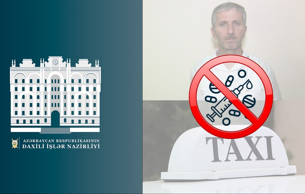 Suraxanı rayonunda heroin qəbul edib taksi fəaliyyəti ilə məşğul olan sürücü saxlanılıb