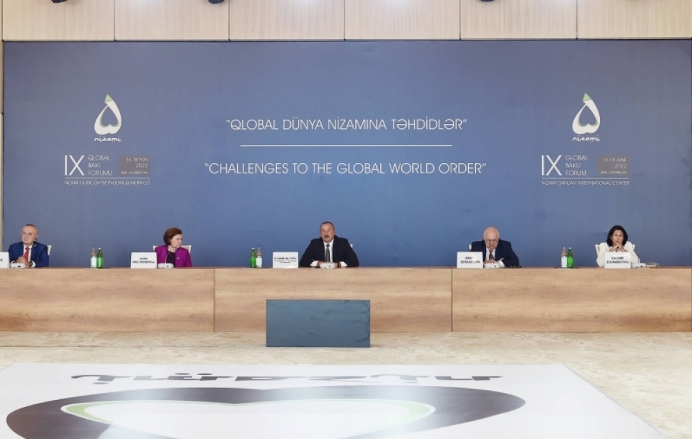 IX Qlobal Bakı Forumunun videohesabatı təqdim edilib