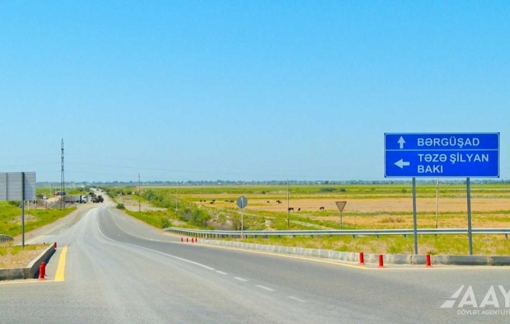 Ucar rayonunda 29 min əhalinin istifadə etdiyi yol yenidən qurulur