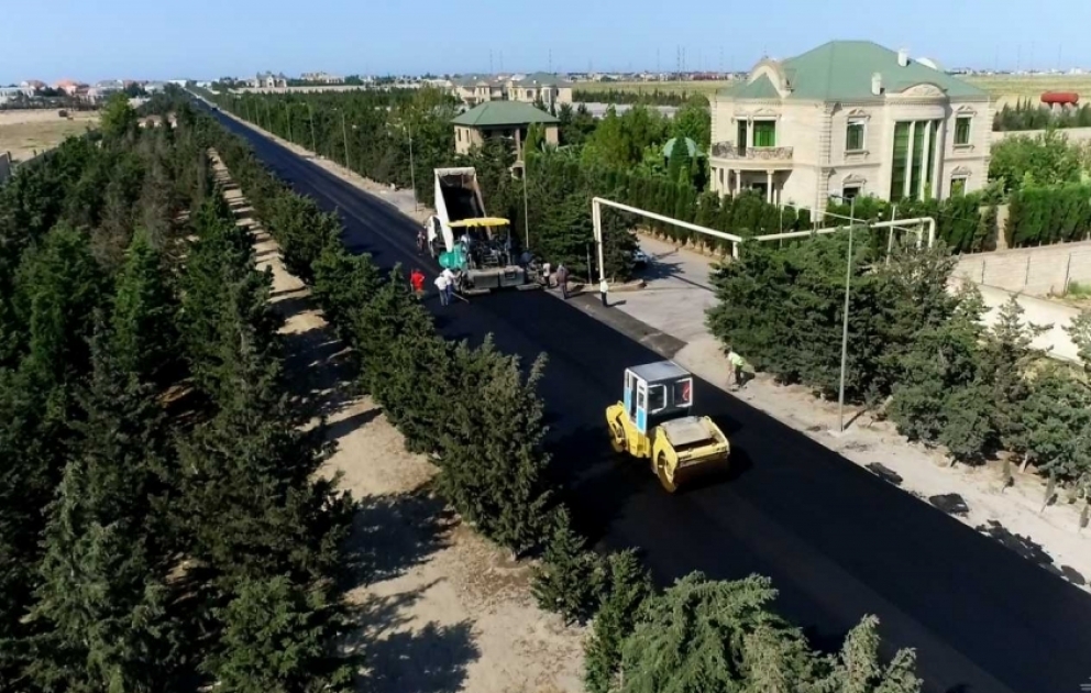 Qala-Şüvəlan qəsəbələrarası avtomobil yolunun yenidən qurulması davam edir