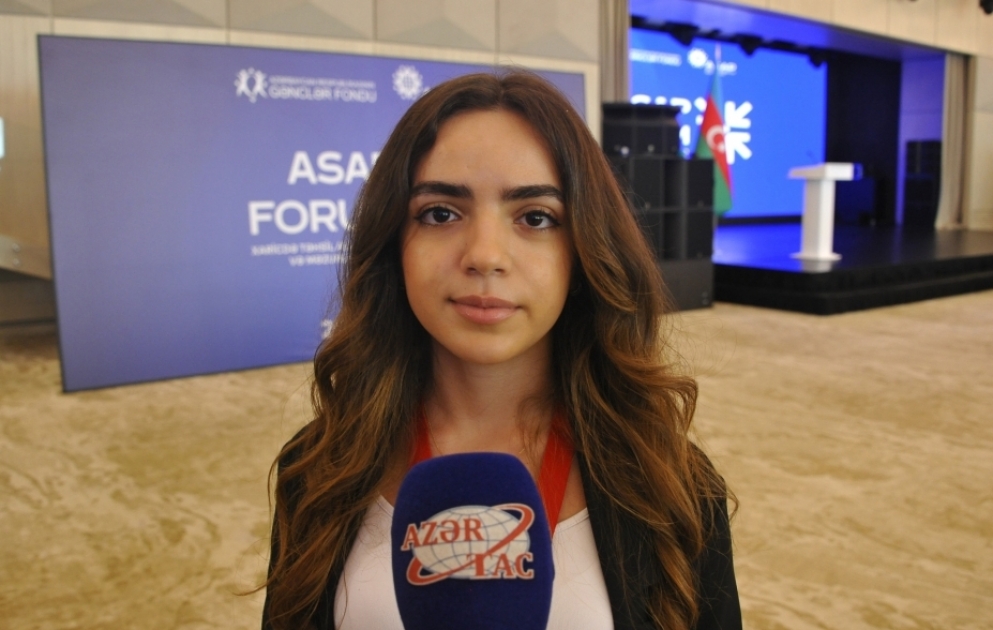 Gülnar Qurbanlı: “ASAP Forum 2022” tədbirindən gözləntilərim şəbəkələşmə, yeni tanışlıqlar və imkanların yaradılmasıdır