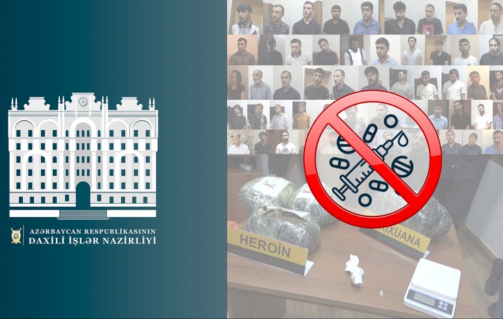 Baş Narkotiklərlə Mübarizə İdarəsinin əməkdaşları tərəfindən son 1 ayda 59 narkotacir tutulub