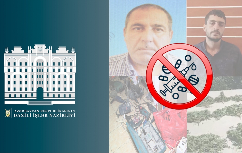 Mehdiabadda oğurluq, Digah qəsəbəsində isə evinin həyətində narkotik tərkibli çətənə kolları əkən şəxslər saxlanılıblar