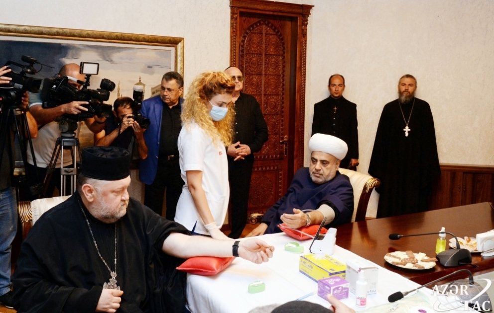 Qafqaz Müsəlmanları İdarəsində qanvermə aksiyası keçirilib