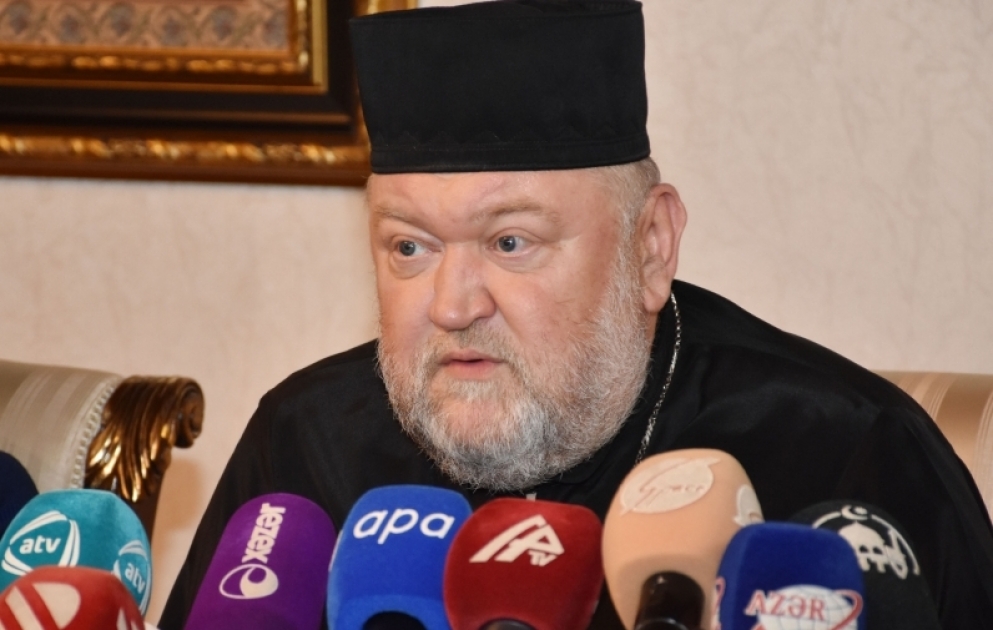 Konstantin Pominov: Azərbaycanda bütün dinlər üçün bərabər imkanlar mövcuddur