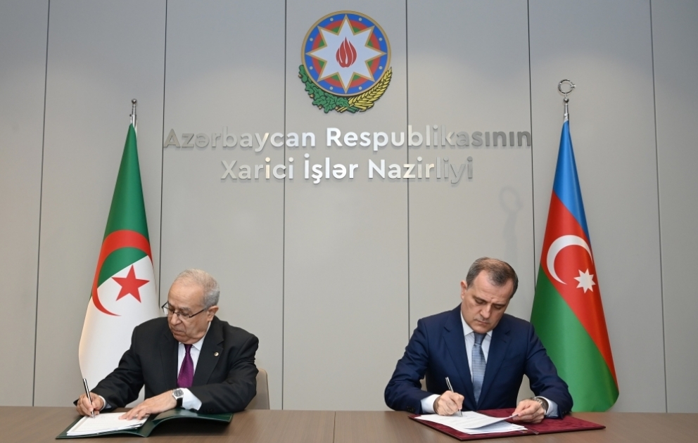 Azərbaycanla Əlcəzair arasında əməkdaşlıq münasibətləri müzakirə olunub