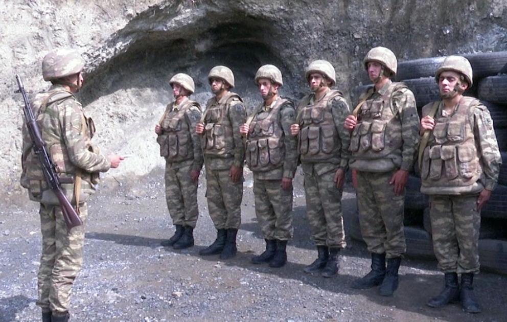Azad olunan ərazilərdə döyüş növbətçiliyi yüksək səviyyədə təşkil edilir