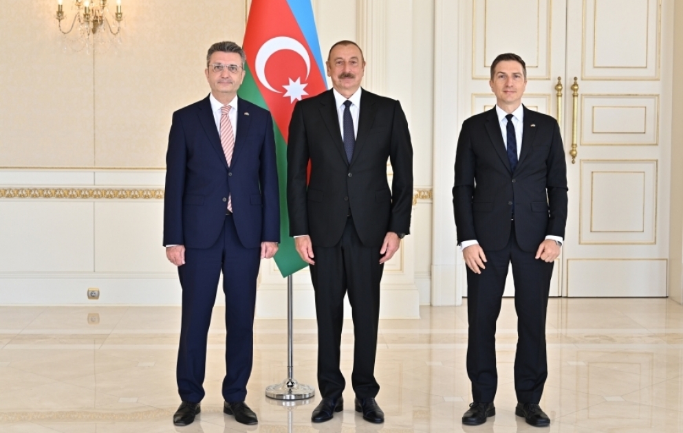 President Ilham Aliyev accepted credentials of incoming ambassador of Germany