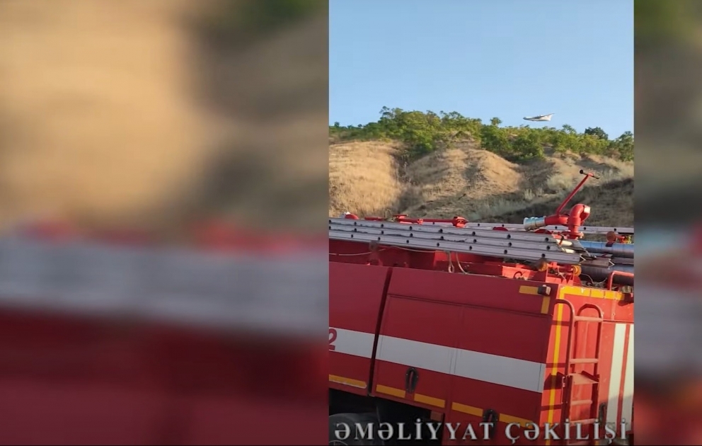 Qəbələ, Şabran, Quba və Siyəzəndə baş vermiş yanğınların söndürülməsi tədbirləri davam etdirilir