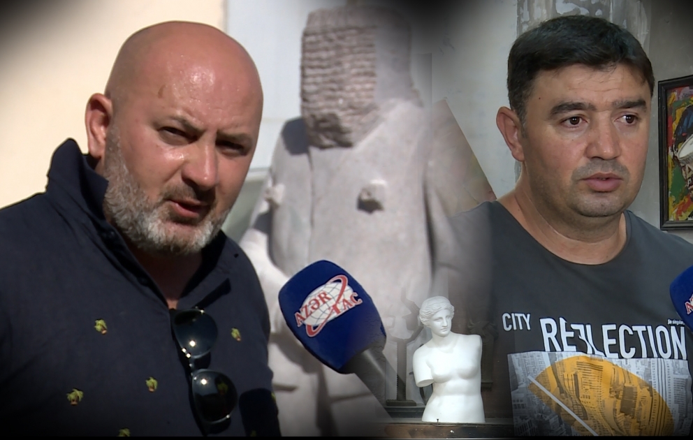 Bədii estetik münasibətin əl işi ilə ifadəsi - Heykəllər