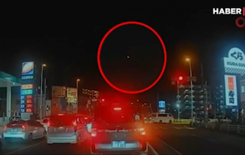 Yaponiyada alov topu şəklində meteorit peyda oldu