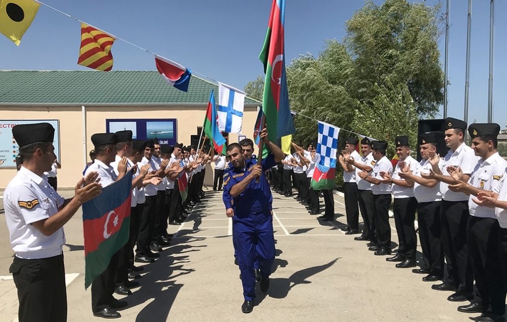 Azerbaijani military seamen scored the highest point in the next stage
