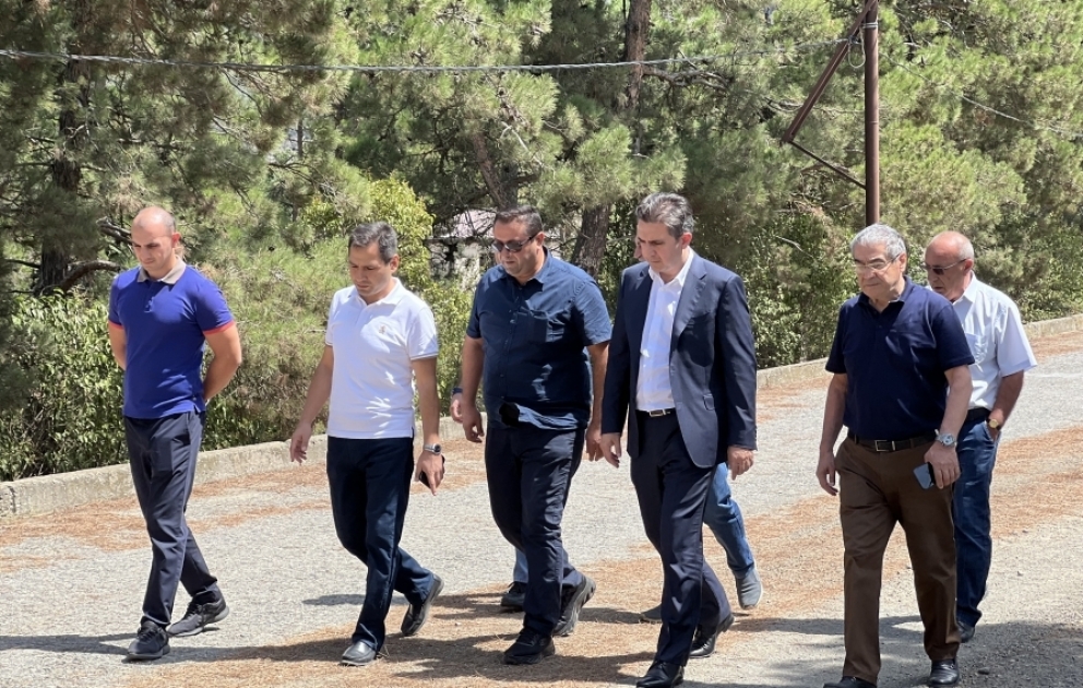 Qarabağ iqtisadi rayonunda yerləşən Sərsəng su anbarına baxış keçirilib