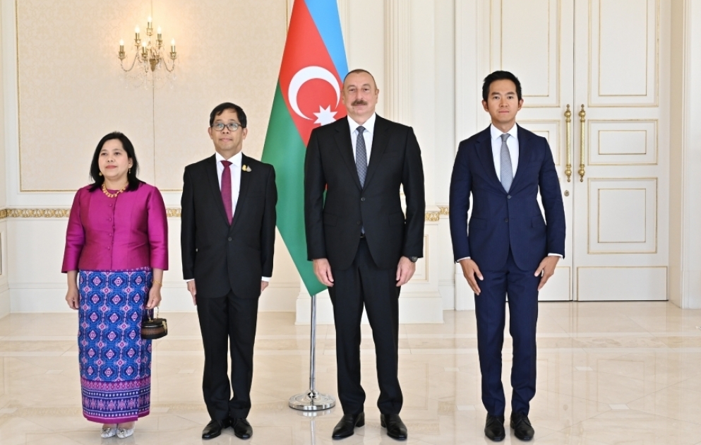 President Ilham Aliyev accepted credentials of incoming ambassador of Thailand