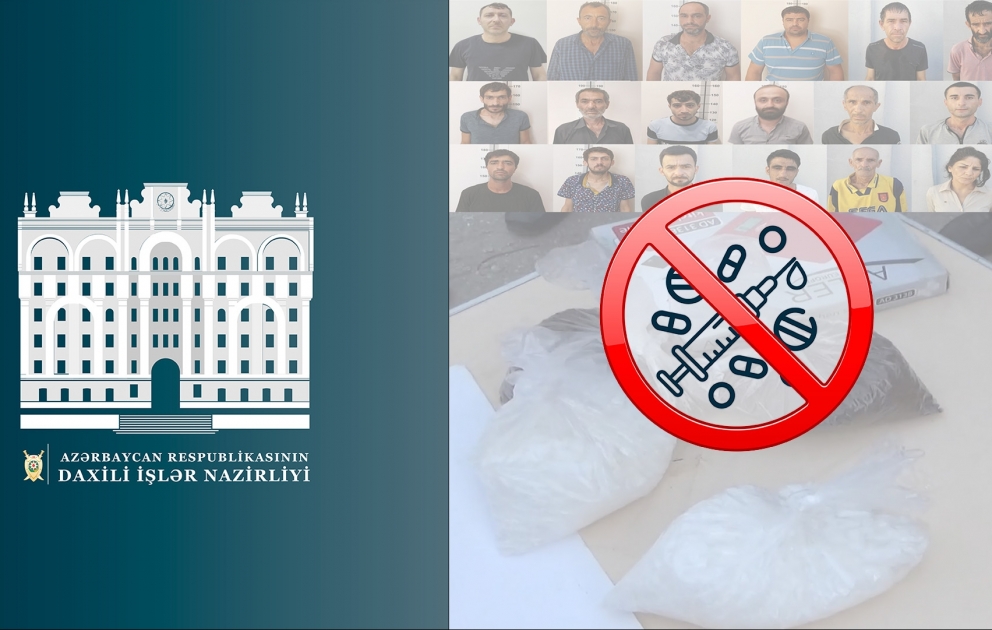 Ramana qəsəbəsində narkotik maddələrin satışını həyata keçirən 9 nəfər saxlanılıb