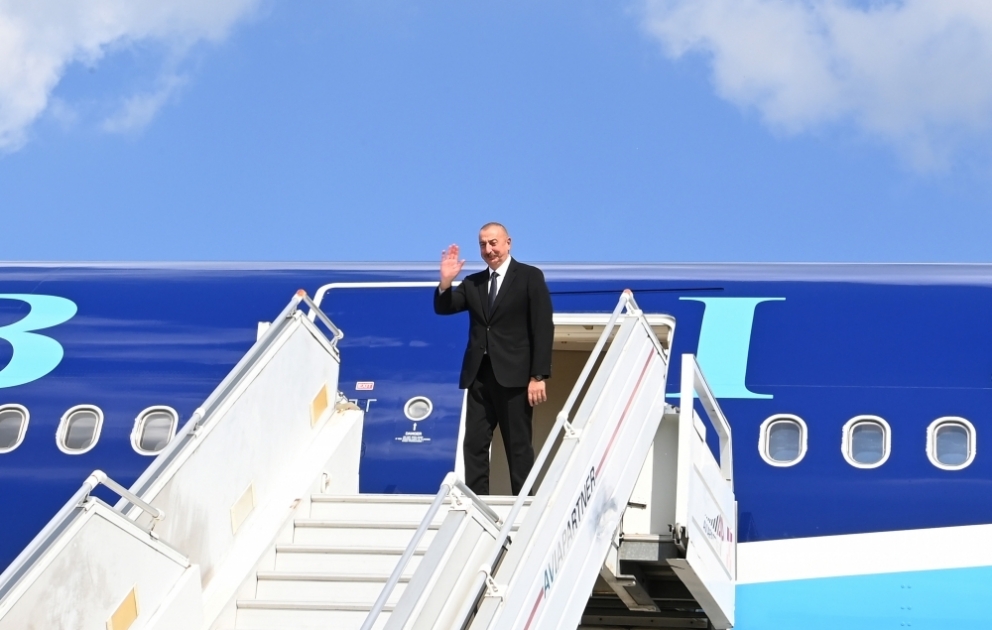 Le président Ilham Aliyev termine sa visite en Italie