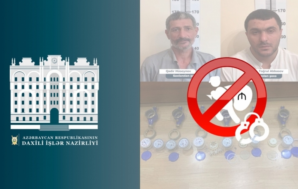 Binəqədi rayonunda “Azərsu”ya məxsus su sayğaclarını oğurlayan və qadına qarşı soyğunçuluq edən şəxslər saxlanılıblar