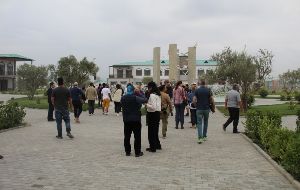 Dünya səyyahları Zəngilanın Ağalı kəndinə səfər ediblər