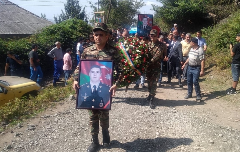Şəhid Cavidan Bədəlov İsmayıllıda dəfn olunub