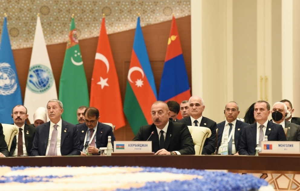 Shanghai Cooperation Organization member states Summit was held in Samarkand 
President Ilham Aliyev made a speech at the Summit