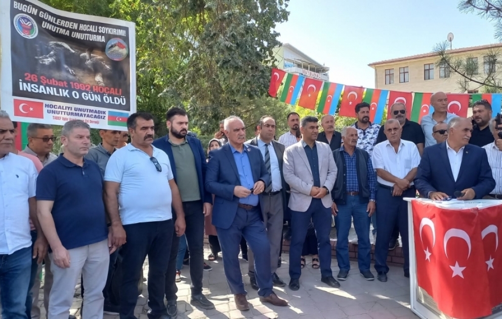 İğdırda keçirilən aksiyada Ermənistanın Azərbaycana qarşı hərbi təxribatları kəskin pislənilib
