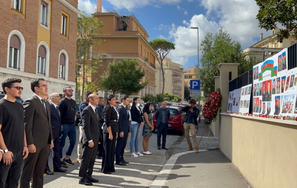 Azərbaycanın İtaliyadakı səfirliyində Anım Günü qeyd edilib