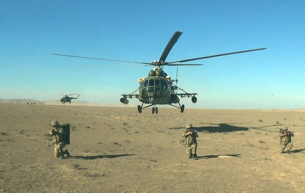 Azerbaijan Air Force conducted live-fire exercises