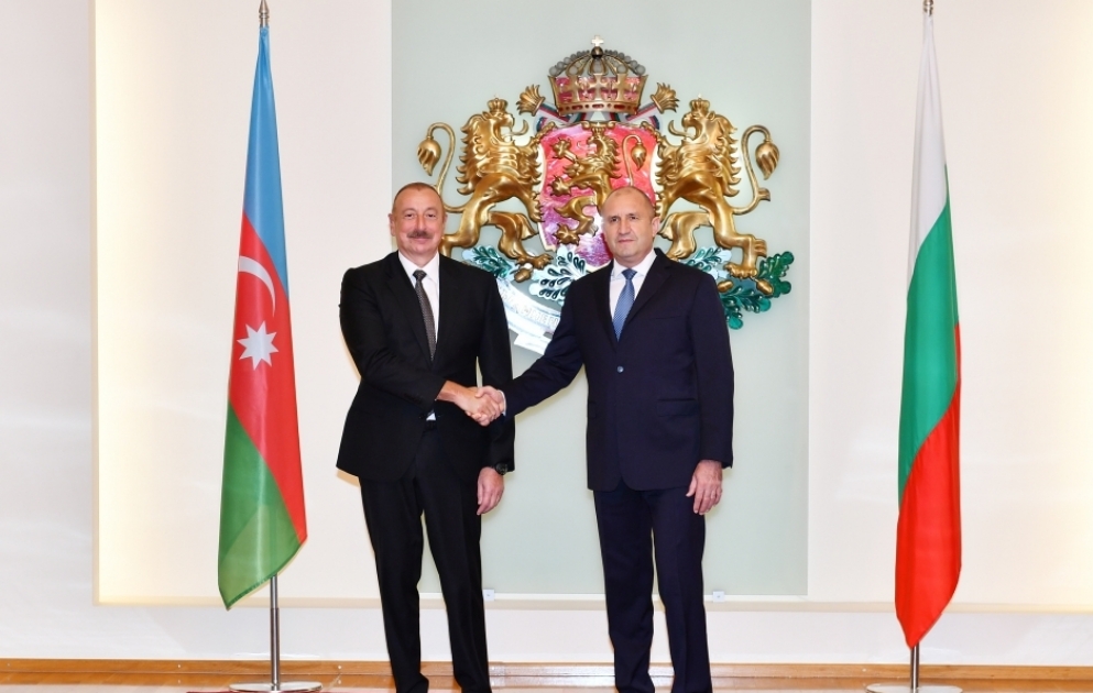 Entretien en tête-à-tête des présidents Ilham Aliyev et Roumen Radev
