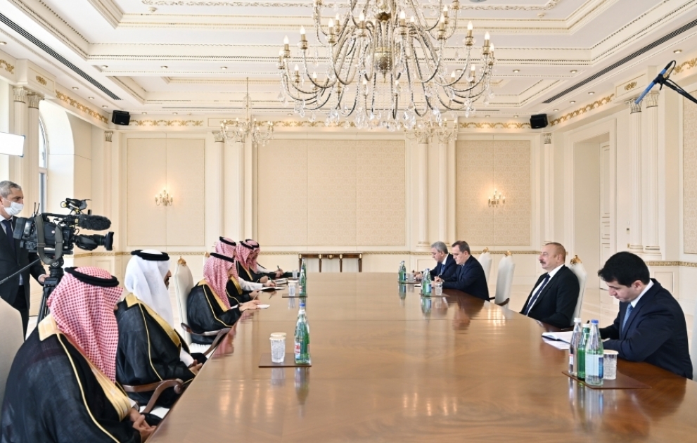 President Ilham Aliyev received Foreign Minister of Kingdom of Saudi Arabia