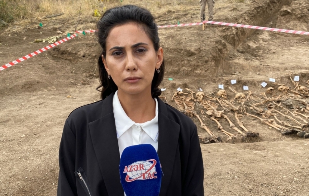 Xocavənddəki kütləvi məzarlıqda ayaqları bağlanmış azərbaycanlı hərbçilərin skeletləri tapılıb