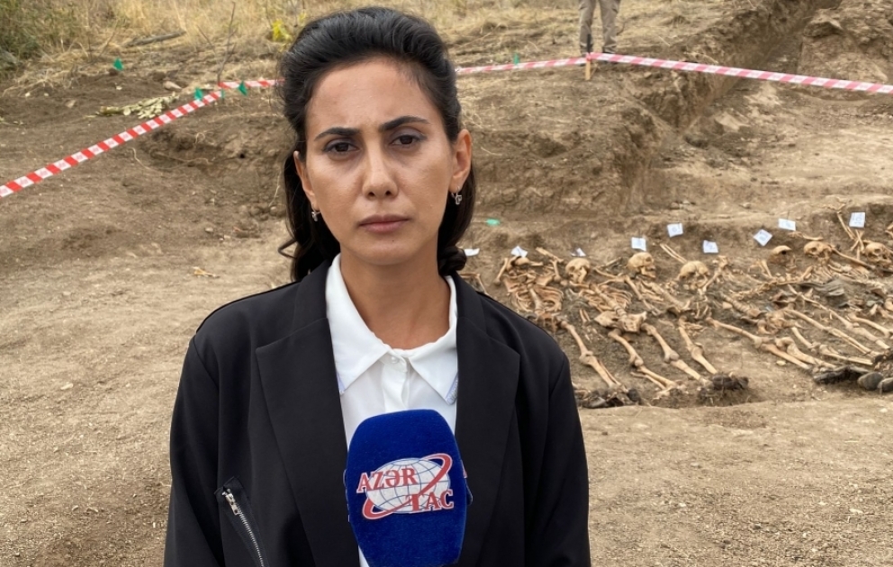 Skeletons of legs-tied Azerbaijani servicemen found in mass grave in Khojavand